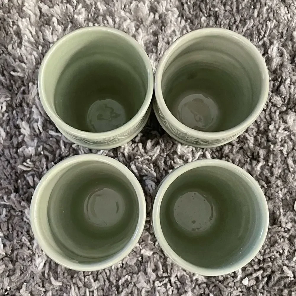 NIB Anthropologie Moroccan Engraved Beldi Cup Set
